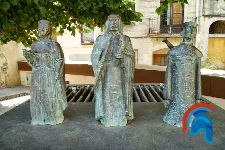 La plaza de la Vila de Hostalric