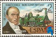 ¿Cuál fue el primer tren español en la península?