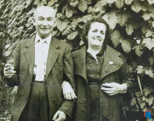 Tomás Gil y su esposa