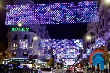 Madrid iluminada por Navidad