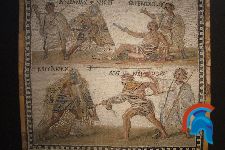 Mosaico Gladiadores